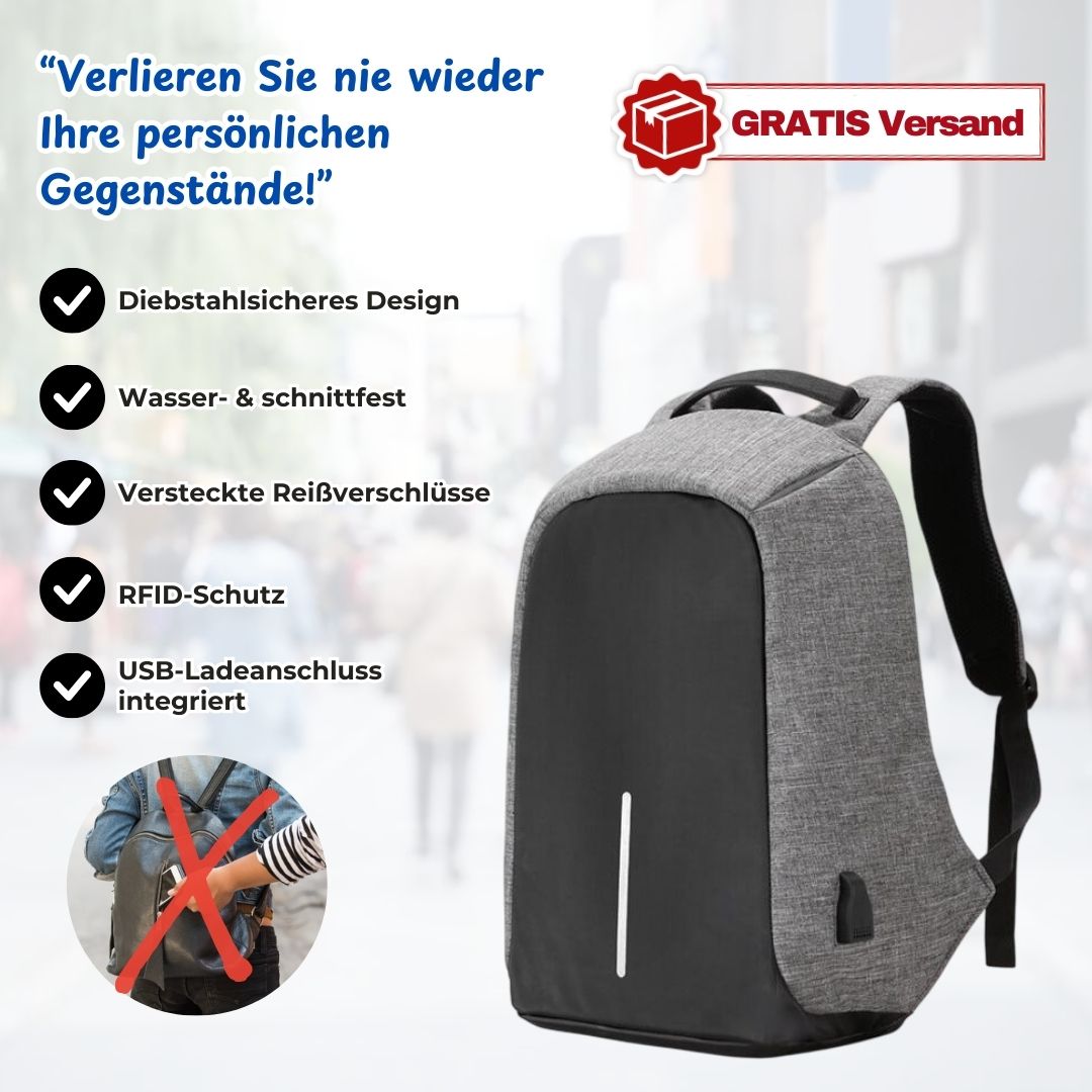 Diebstahlschutz Rucksack